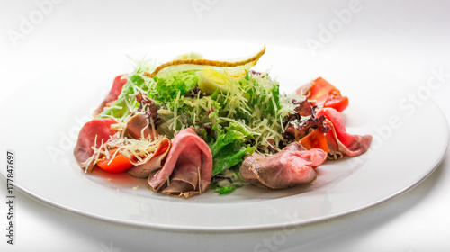 salad with carbonate