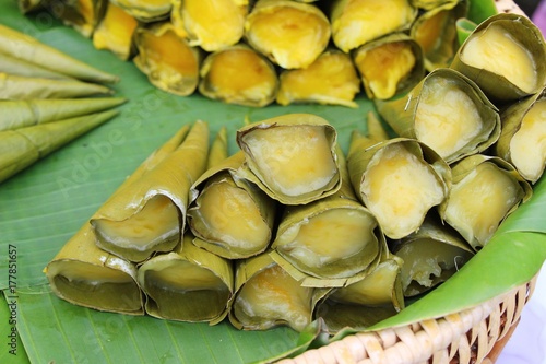 Toddy Palm Cake (Kanom Tarn) , Thai dessert