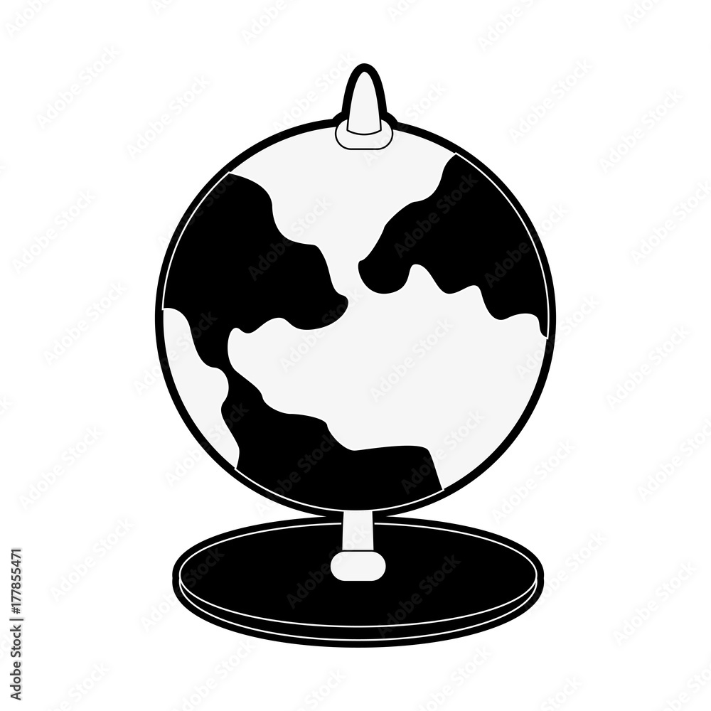 planet earth globe map icon image vector illustration design planet earth globe map icon image vector illustration design