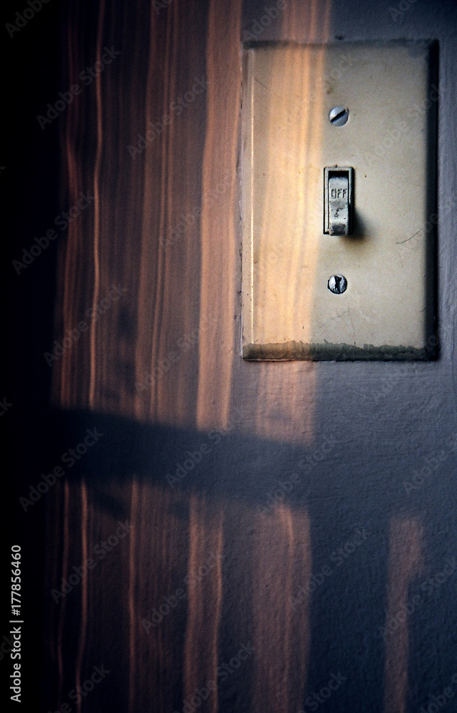 Window Light Reflections on a Switch Window Light Reflections on a Switch