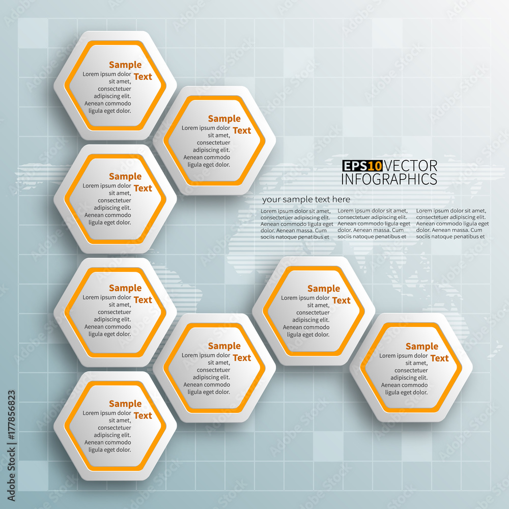Abstract 3D Paper Infographics Abstract 3D Paper Infographics