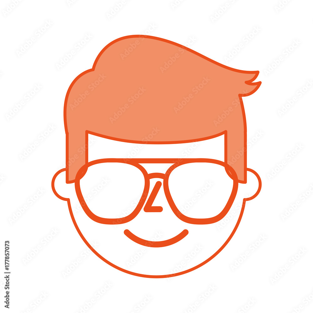 man young character male profile business cartoon man young character male profile business cartoon