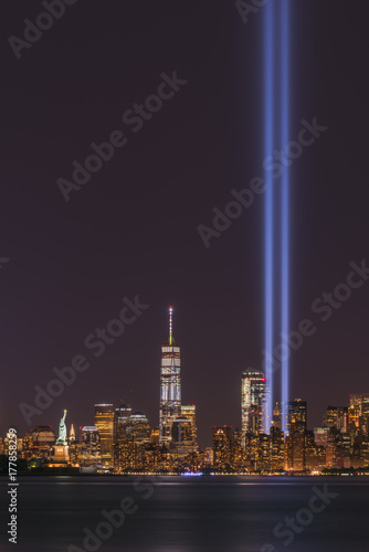 Statue of Liberty and Freedom Tower Tribute In Light 