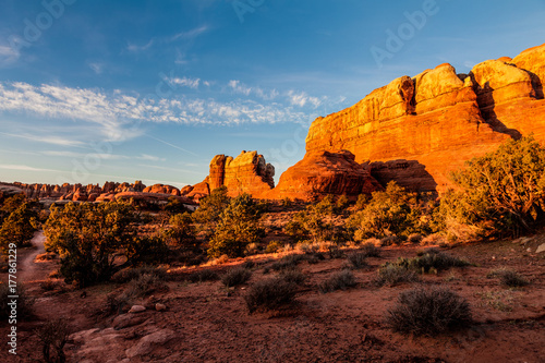 This image was created on the Elephant Hill Trail in the Needles District of the Canyonlands National Park in Utah.