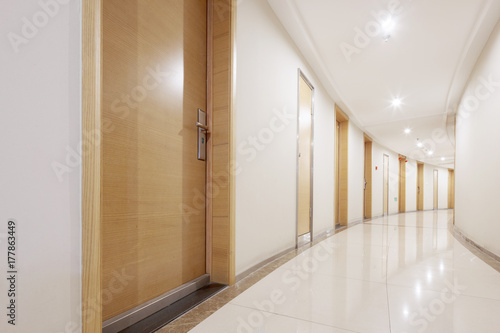 Valokuva interior of modern corridor