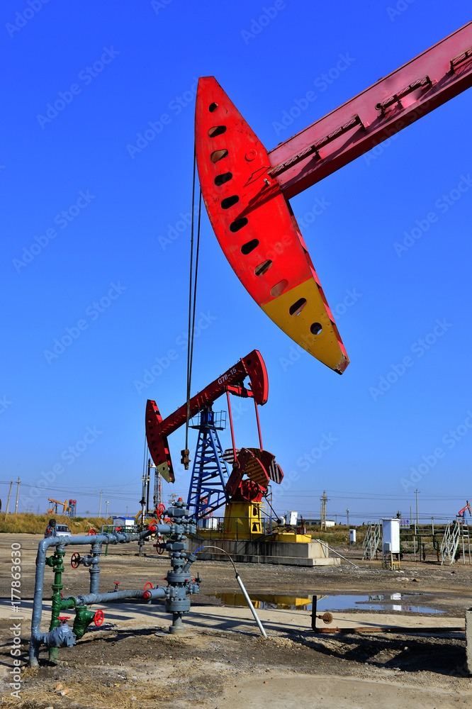 Fototapeta premium The oil pump