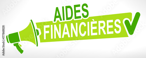 aides financières sur mégaphone