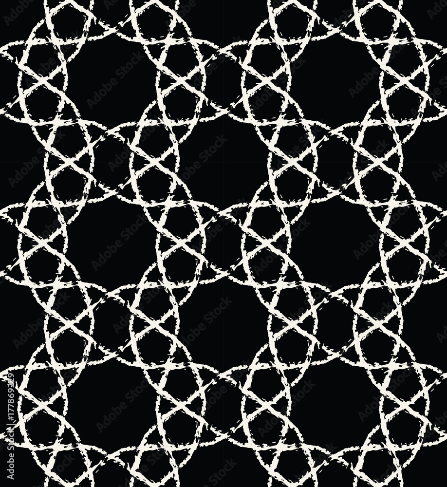 Fototapeta premium arabic geometric seamless ornament pattern