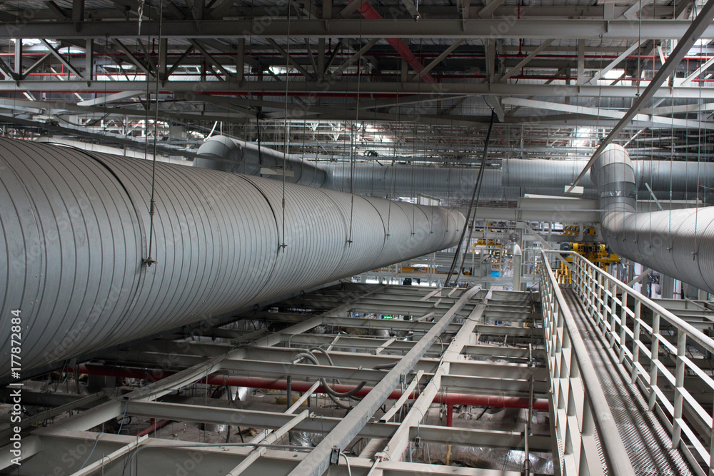 Ventilation pipes of an air condition Ventilation pipes of an air condition