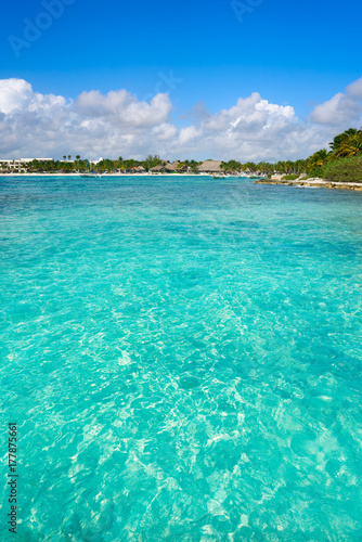 Akumal Caribbean beach in Riviera Maya