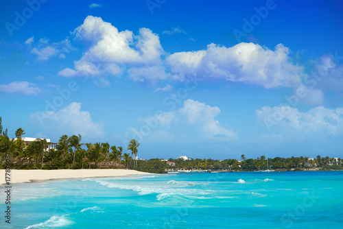 Fototapeta Naklejka Na Ścianę i Meble -  Akumal Caribbean beach in Riviera Maya