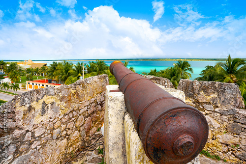 Bacalar San Felipe fort Quintana Roo Mexico photo