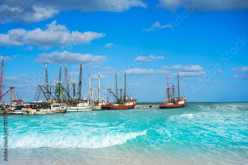 Cancun Puerto Juarez in Caribbean Mexico
