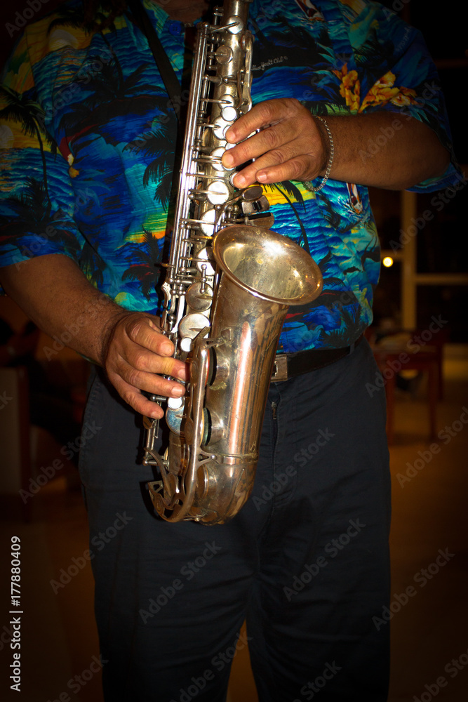 Obraz premium saxophoniste