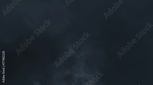 Thunderstorm sky clouds at night with lightning realistic animation Timelapse - new quality unique nature view video footage