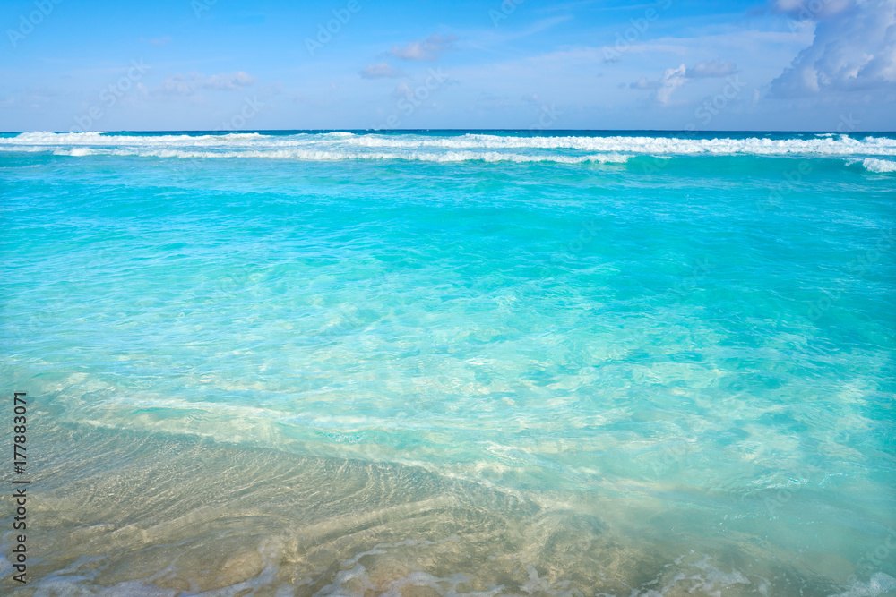 Caribbean turquoise beach clean waters