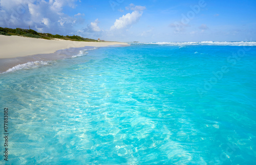 Caribbean turquoise beach clean waters