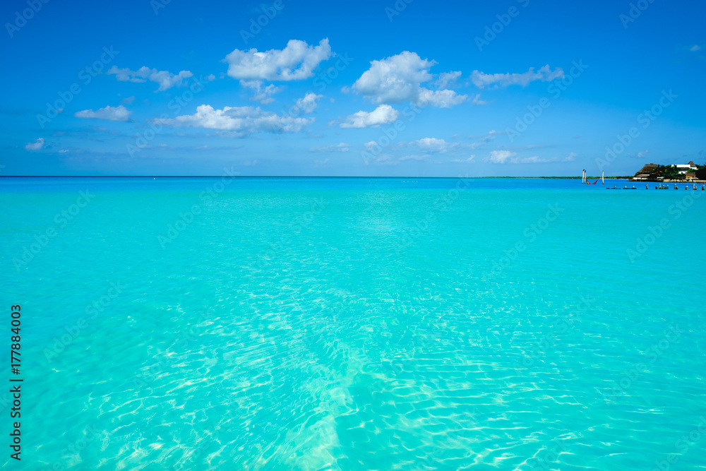 Holbox island tropical beach Mexico