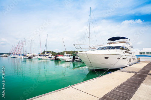 Yachts at Thailand Port