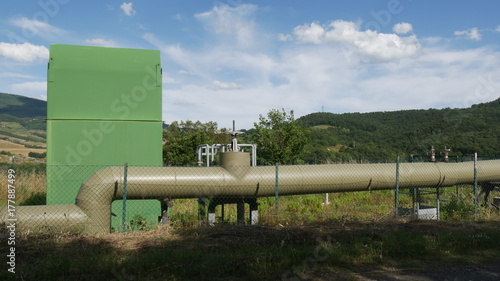 Tubature impianti di produzione energia geotermica in Toscana photo