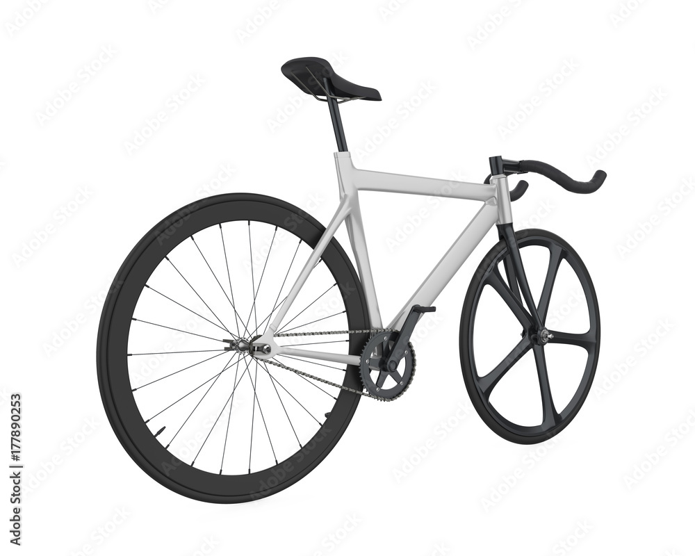 Speed Racing Bicycle Isolated