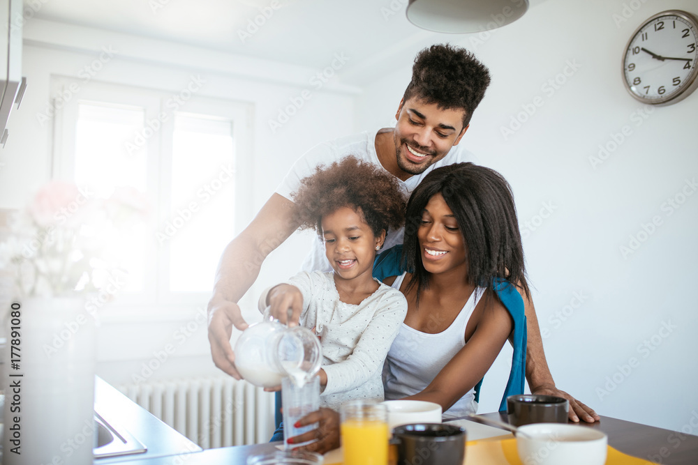 Starting the day with loved ones Starting the day with loved ones