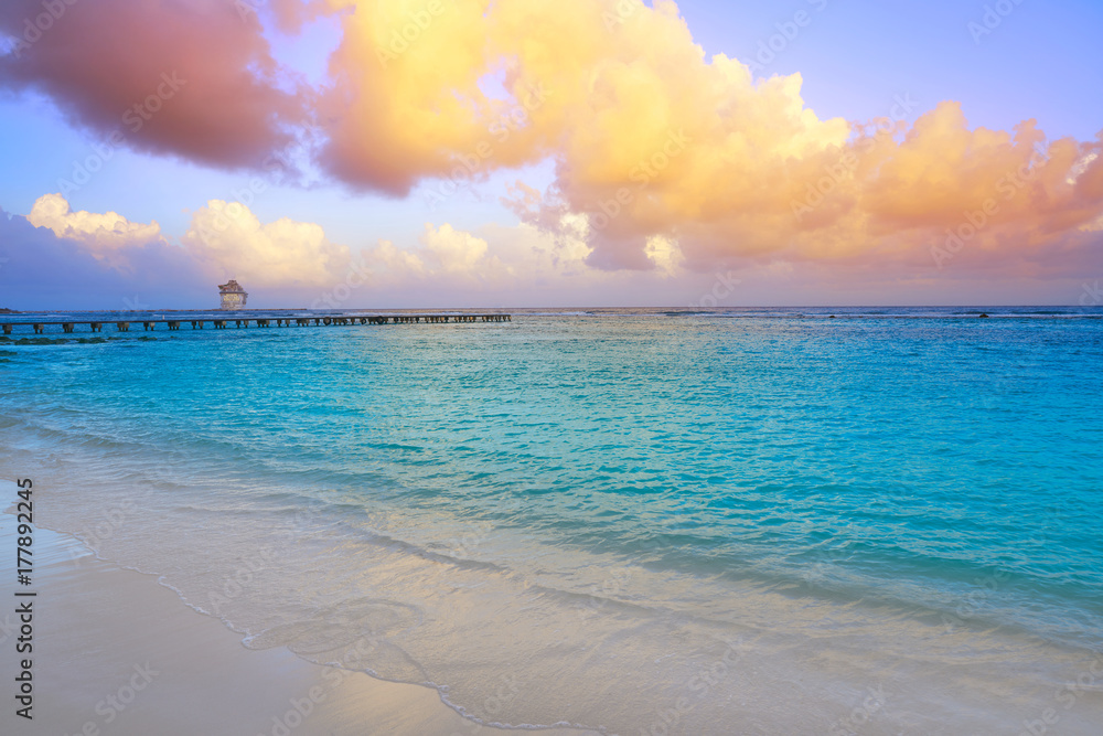 Mahahual Caribbean beach in Costa Maya Mahahual Caribbean beach in Costa Maya