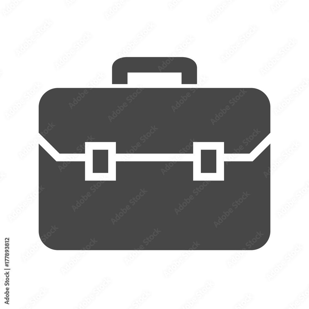 Briefcase Flat Vector Icon Briefcase Flat Vector Icon