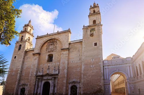 Merida San Idefonso cathedral of Yucatan photo