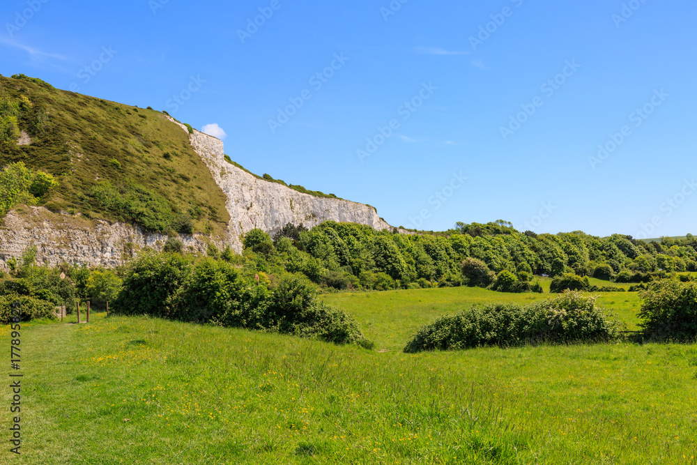 Chalk Cliffs at Lewes, Sussex