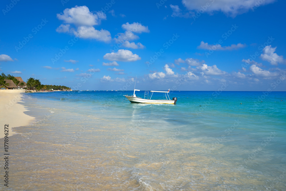 Obraz premium Playa del Carmen beach in Riviera Maya