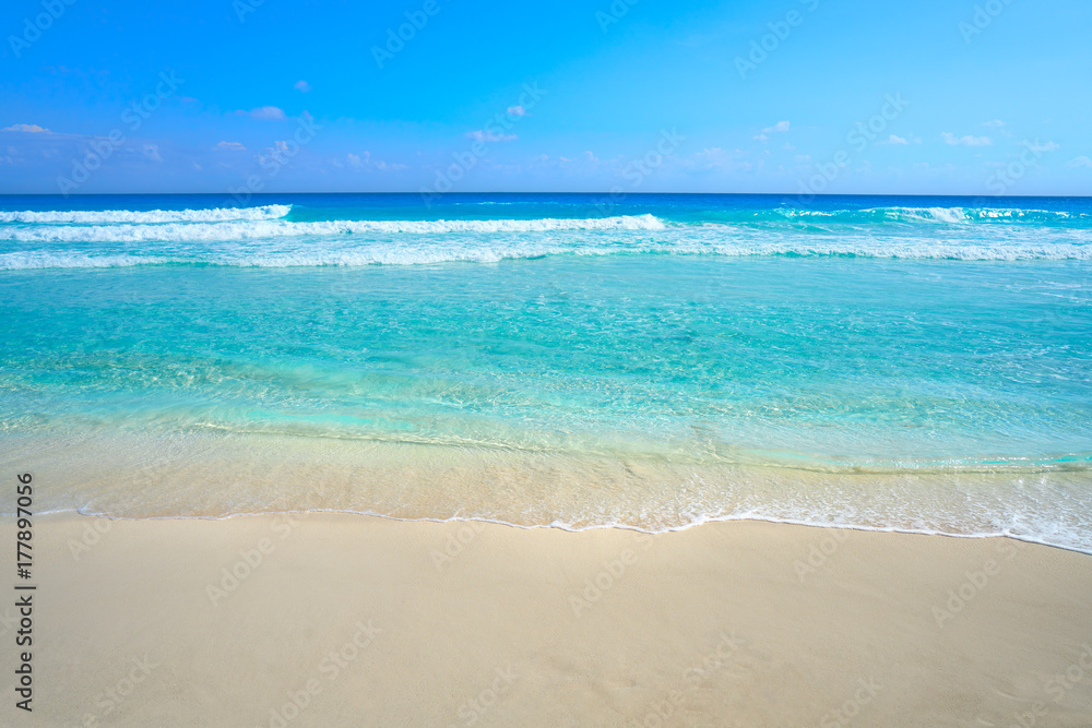 Playa Marlin in Cancun Beach in Mexico