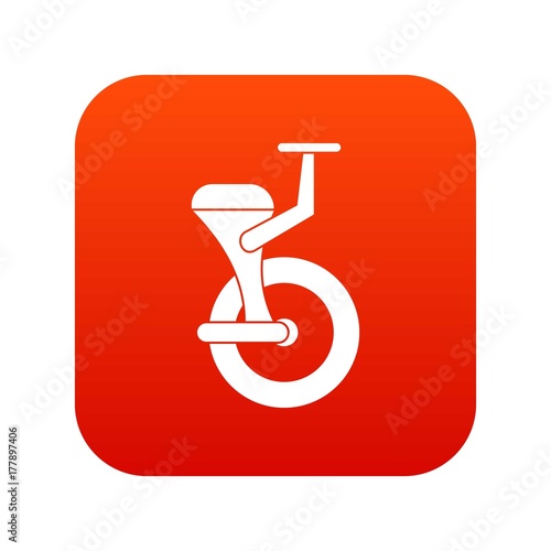 Solo wheel icon digital red