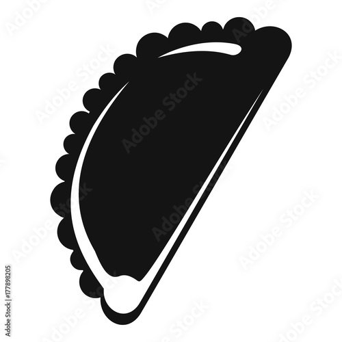 Cheburek icon, simple style