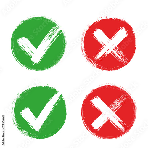 Check mark - stock vector.