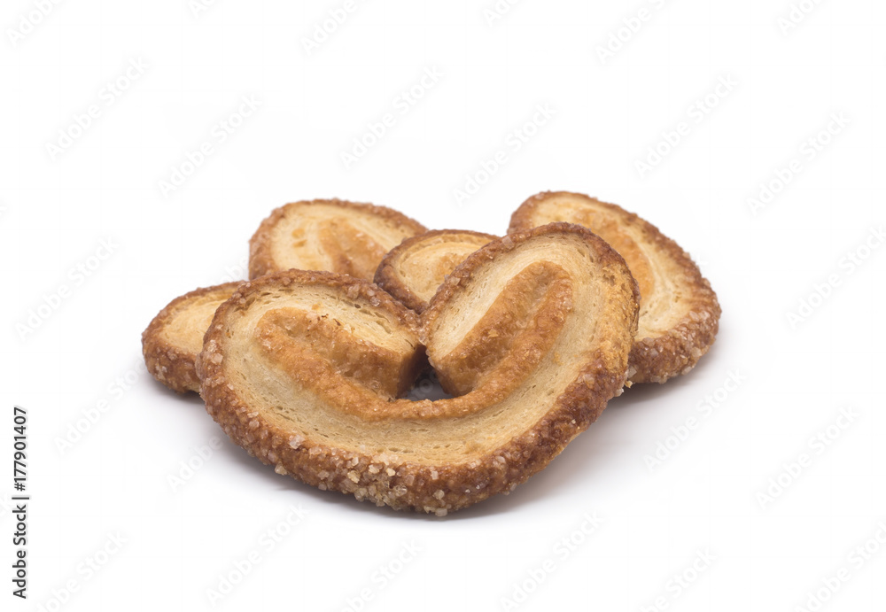 Fototapeta premium Cookies on a white background