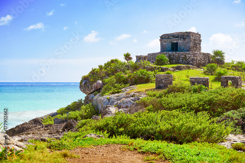 Tulum Mayan city ruins in Riviera Maya