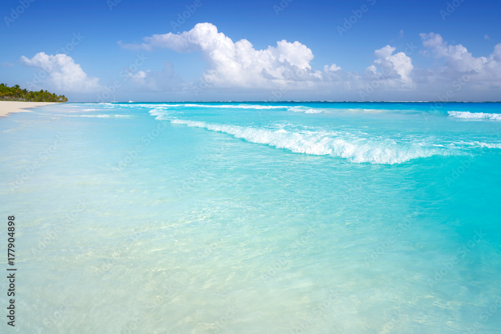 Tulum Caribbean beach in Riviera Maya