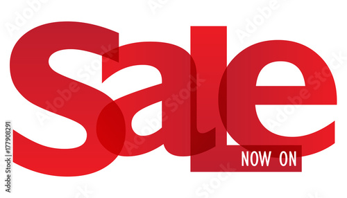 SALE NOW ON Letters Icon