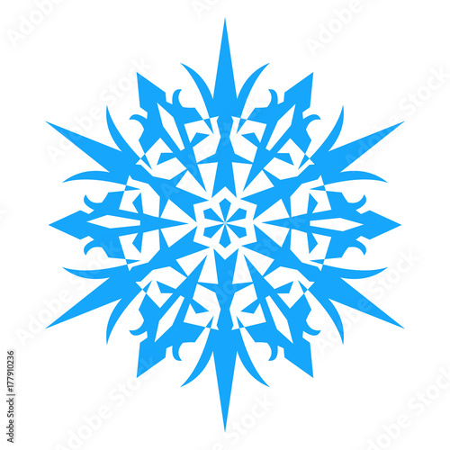 Snowflake Icon. vector illlustration. 