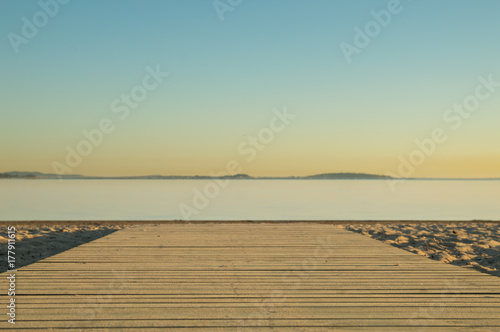 Wooden runway