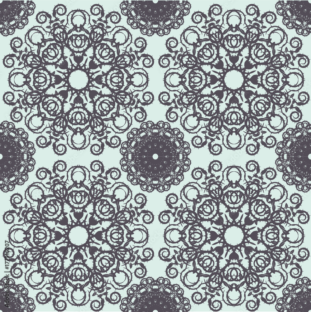 Seamless abstract floral pattern,mandala pattern Seamless abstract floral pattern,mandala pattern
