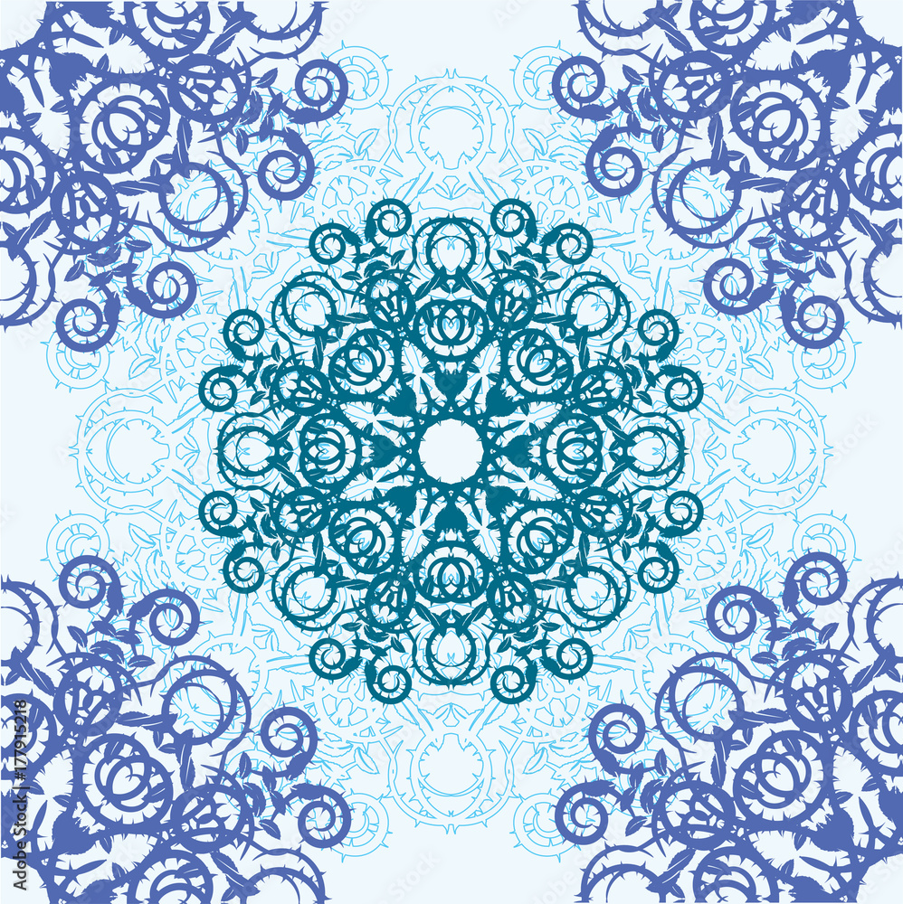 Seamless abstract floral pattern,mandala pattern Seamless abstract floral pattern,mandala pattern