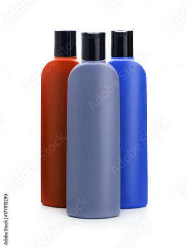 Plastic Bottle with Shampoo