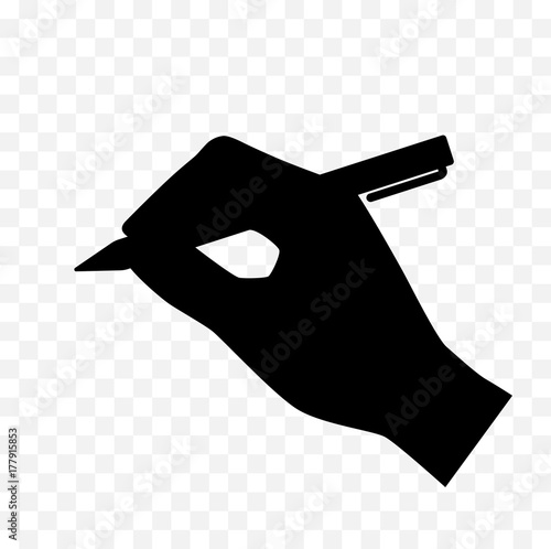 writing hand