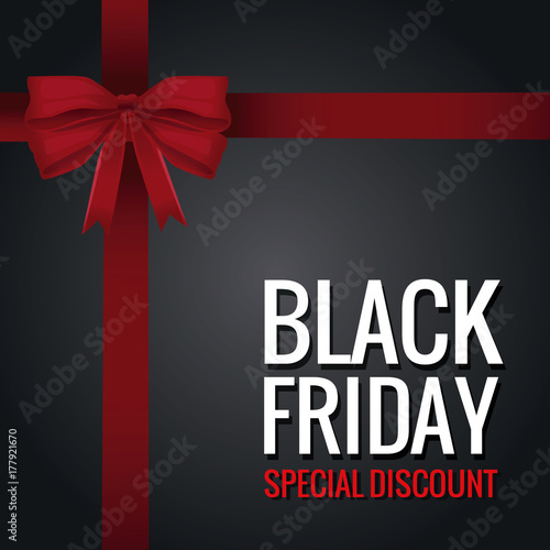 Black friday special discount icon vector illustration graphic design