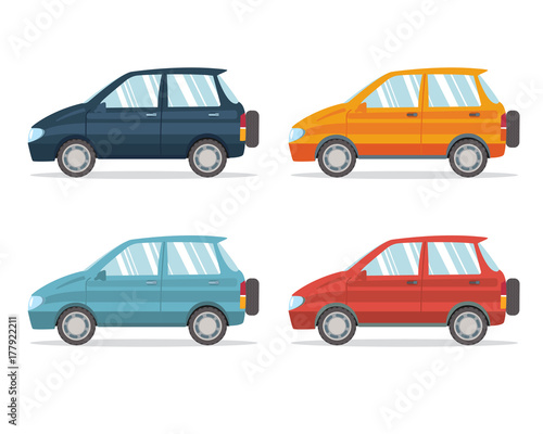 family car simplified illustration