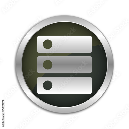 Button Set - dunkel mit silbernem Ring - Ordner