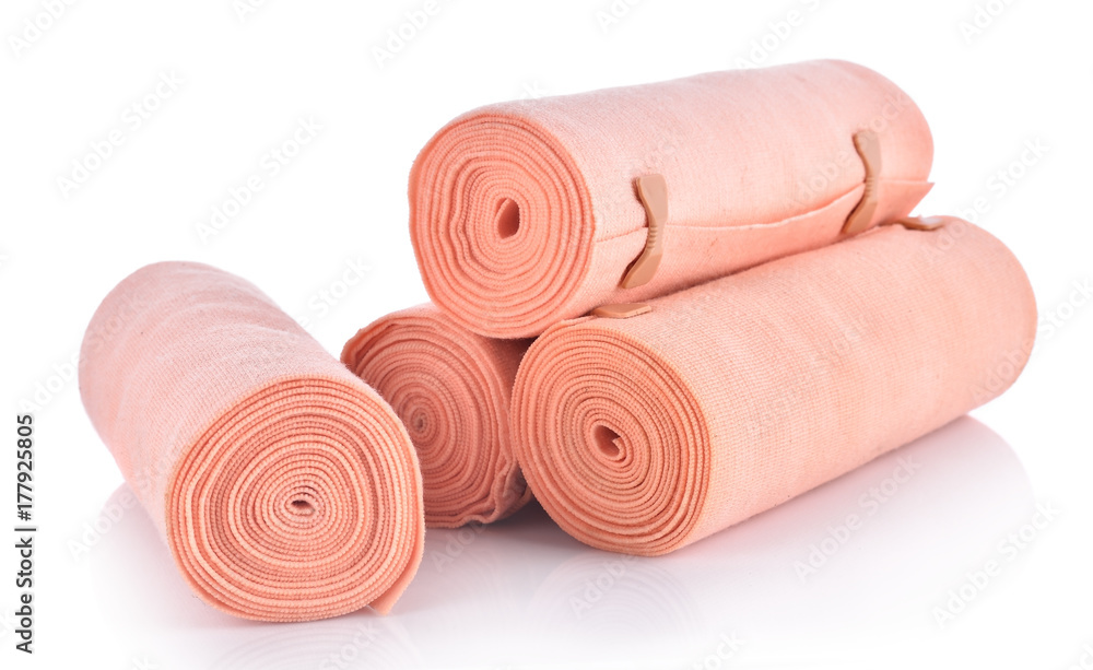 Medical bandage roll isolated Medical bandage roll isolated