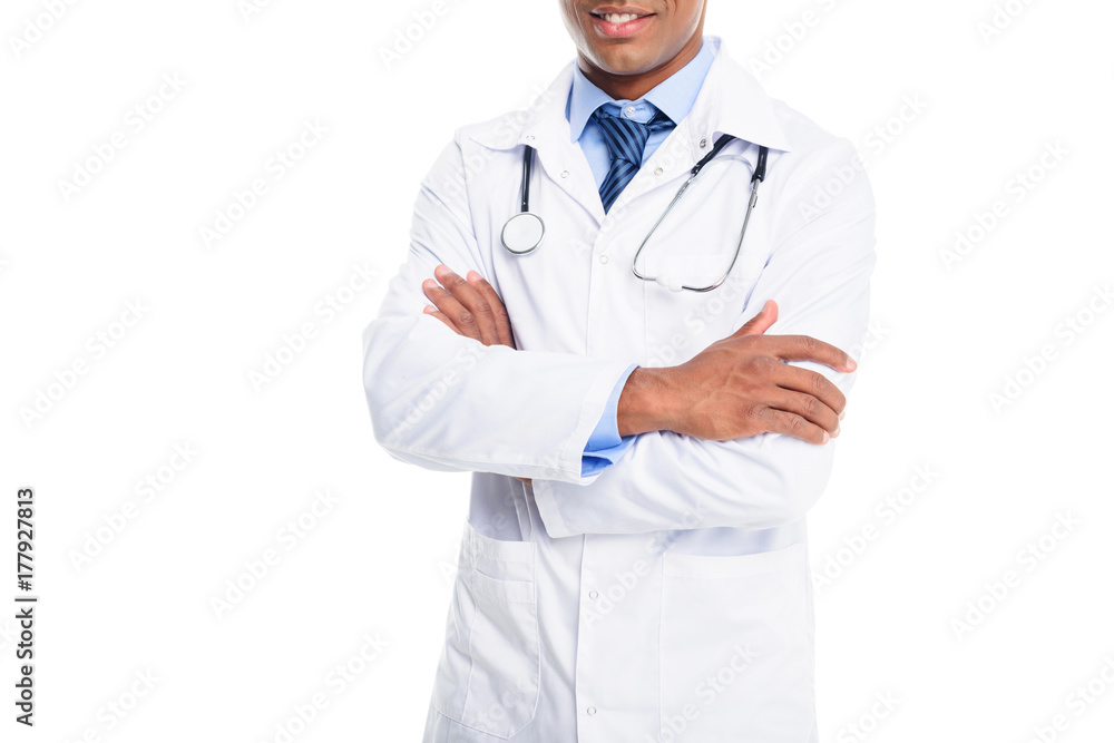doctor with crossed arms doctor with crossed arms